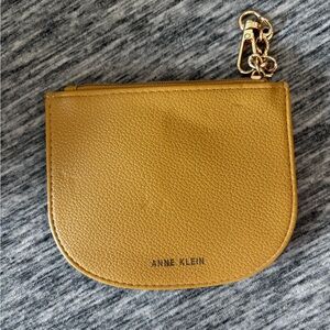 Anne Klein Mustard Yellow Coin Purse